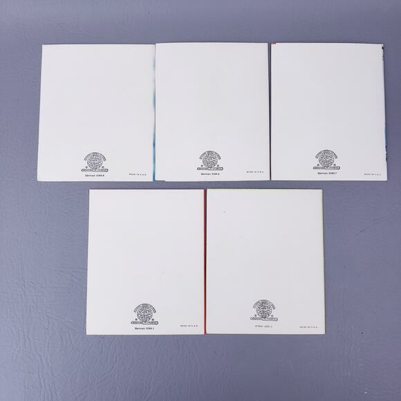 Vintage Original GERMAN Christmas Cards Lot of 5 - Picture 2 of 7